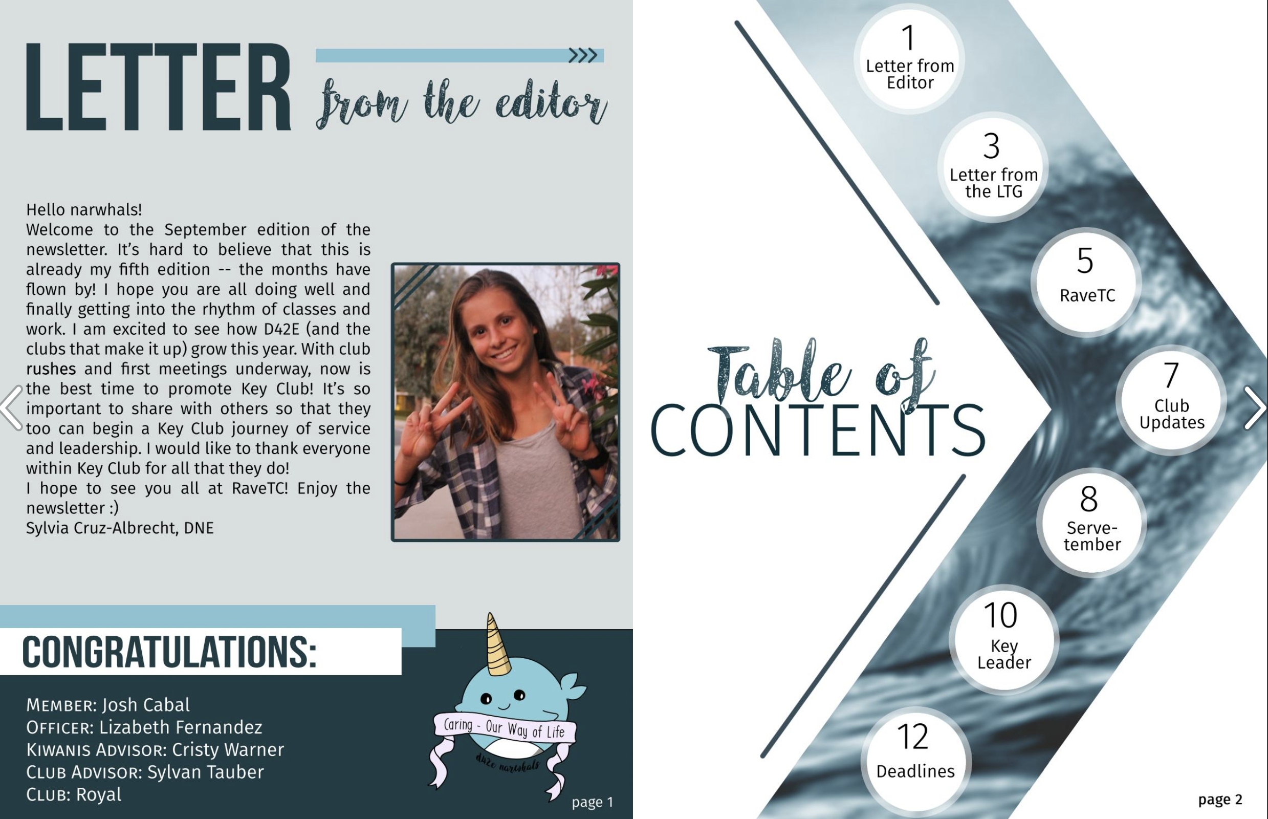 newsletter covers